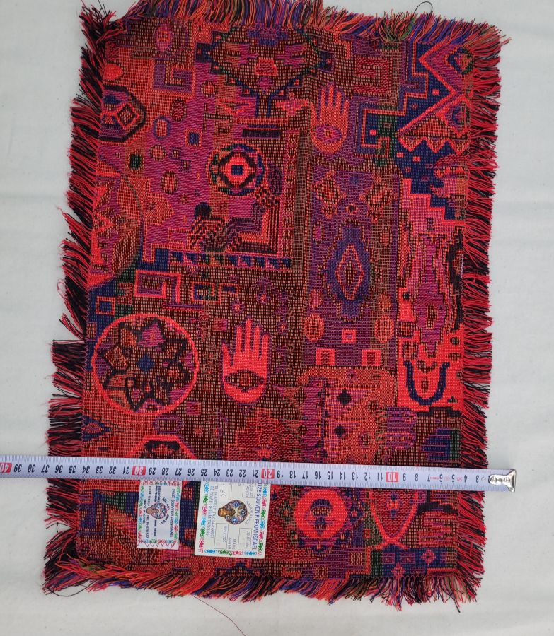 Druze placemat red Hamsa - Image 3