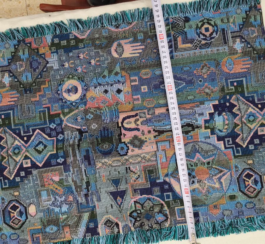 Druze runner rectangle blue - Image 3