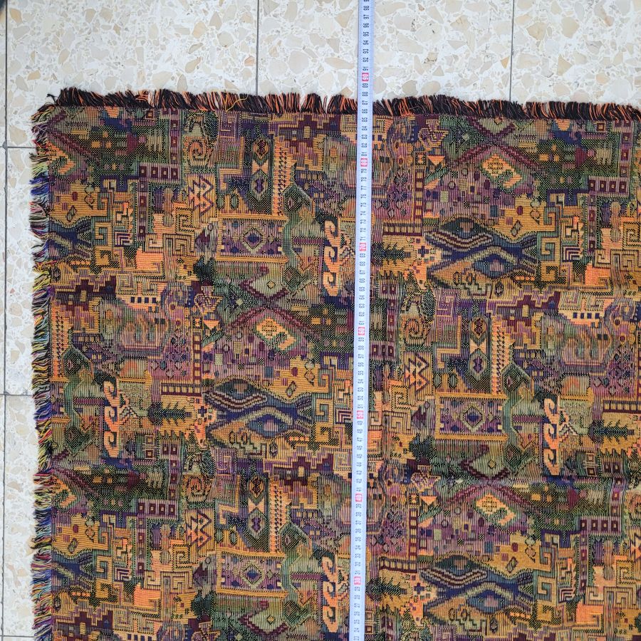 Square Druze tablecloth yellow - Image 3