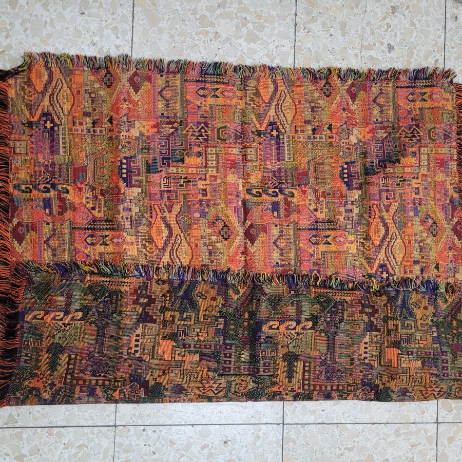 Square Druze tablecloth yellow - Image 6