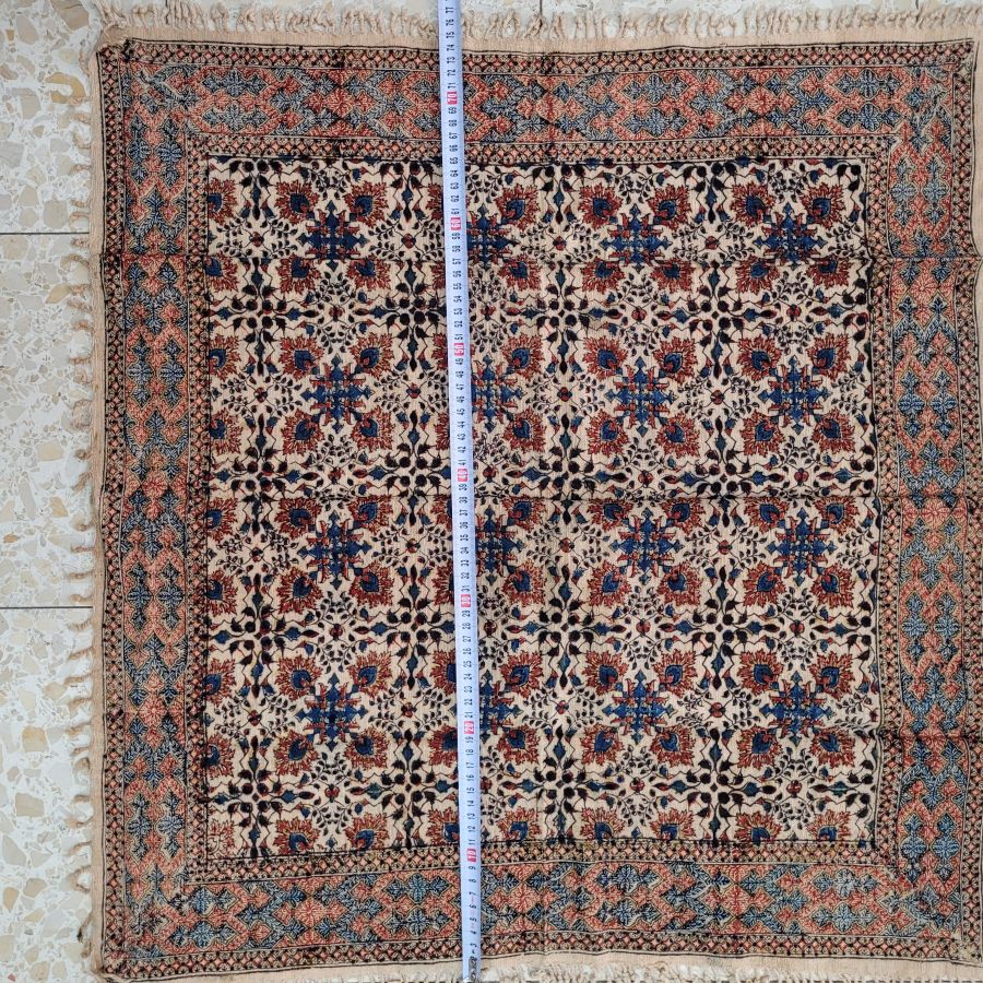 Qalamkari four flower pattern - Image 3