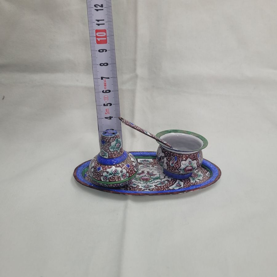 Salt'n pepper enameled dish - Image 4