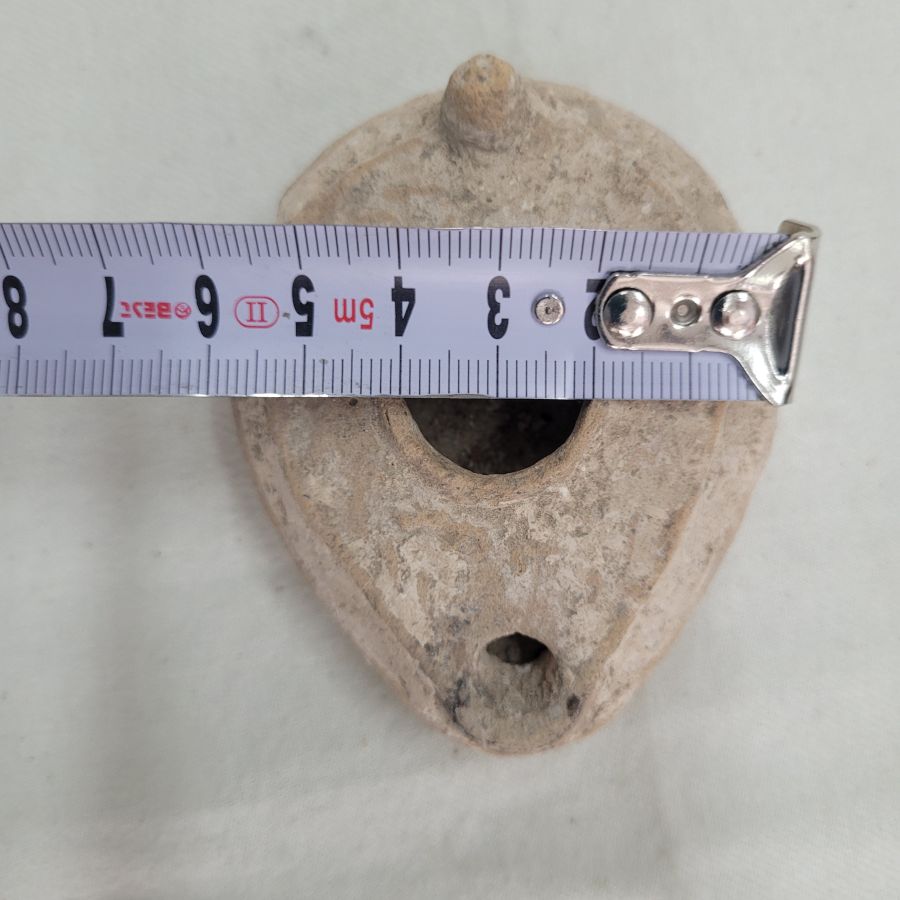 Pottery oil lamp Roman - Image 4