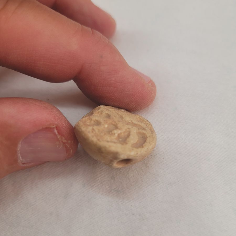 Antique pottery shard pendant* - Image 8