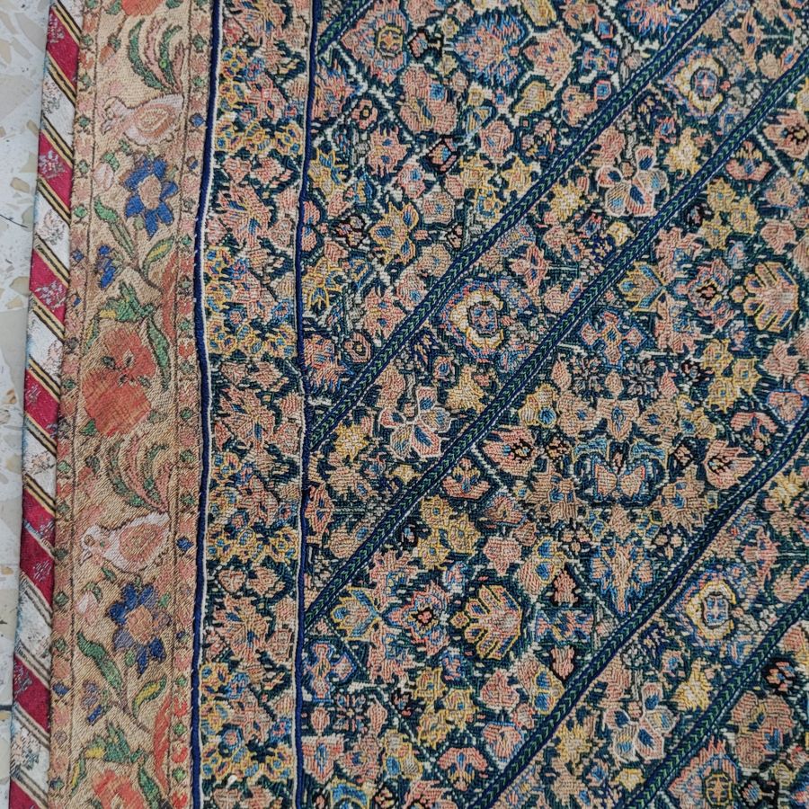 Antique needle point tablecloth - Image 12