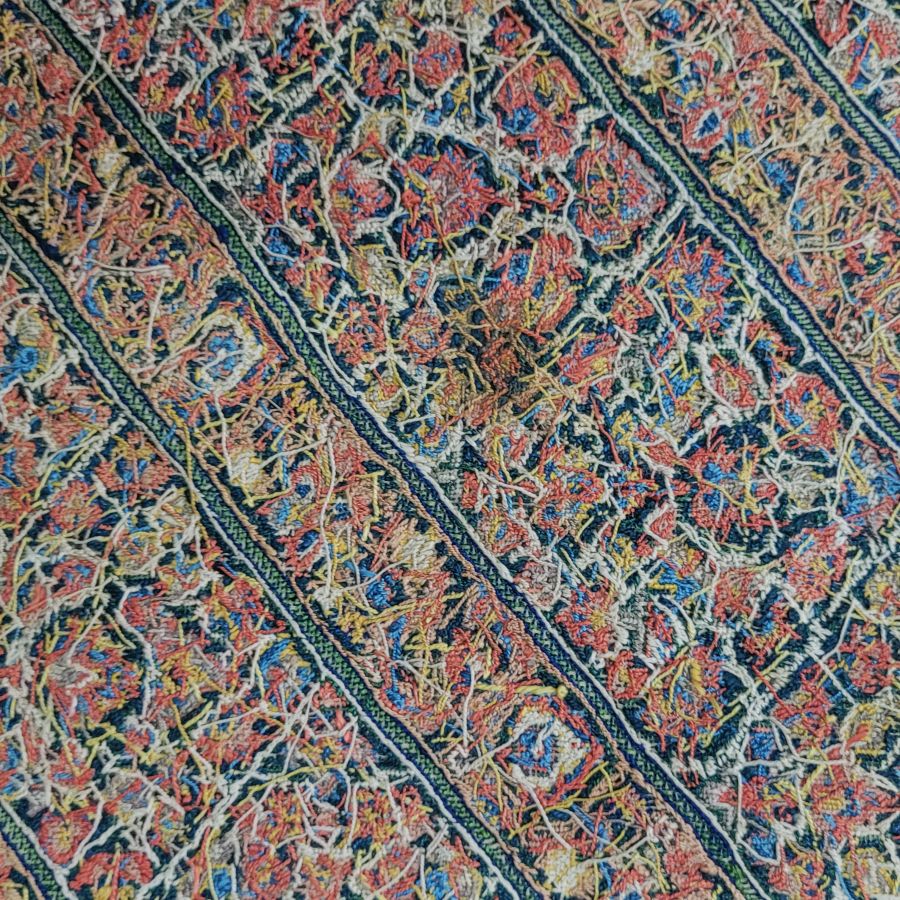 Antique needle point tablecloth - Image 7