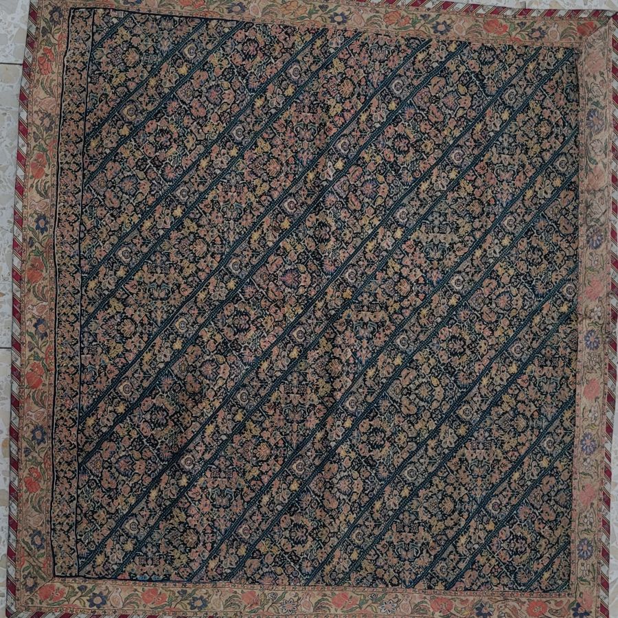 Antique needle point tablecloth - Image 9