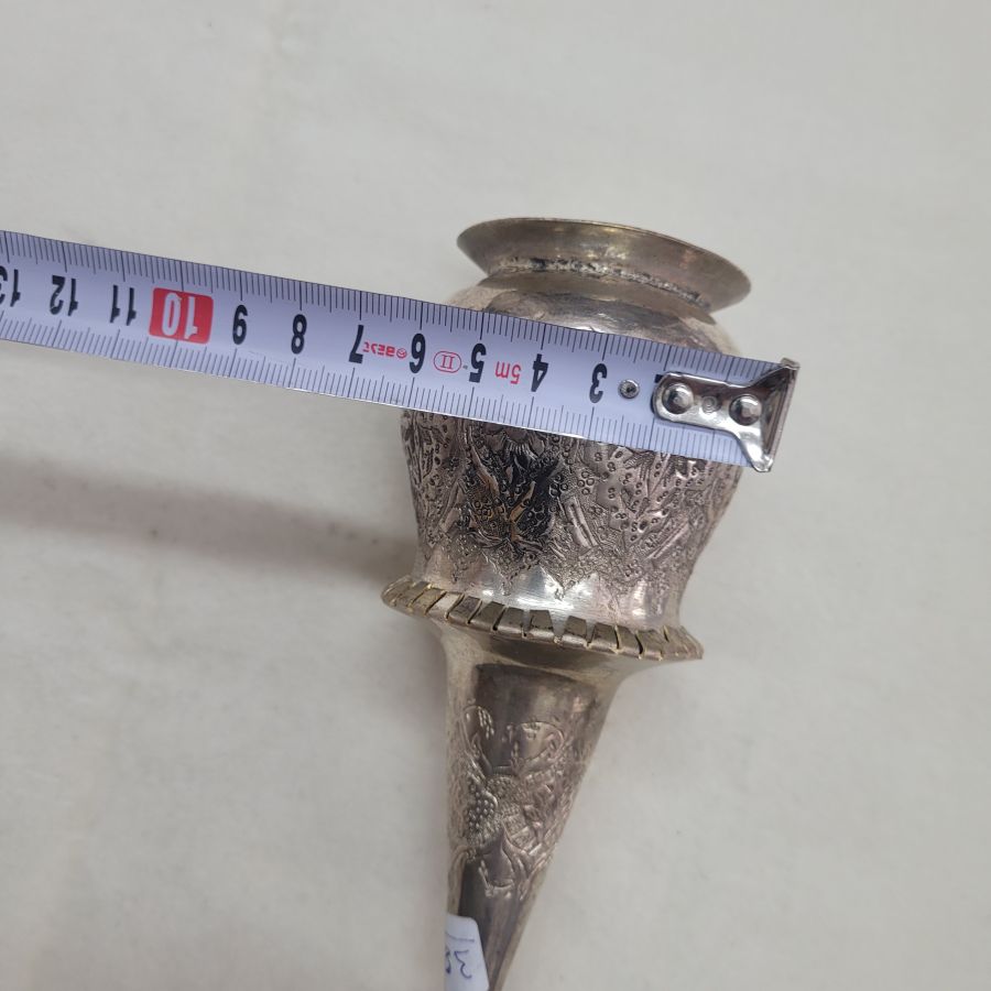 Silver plated Purim ratchet* - Image 3