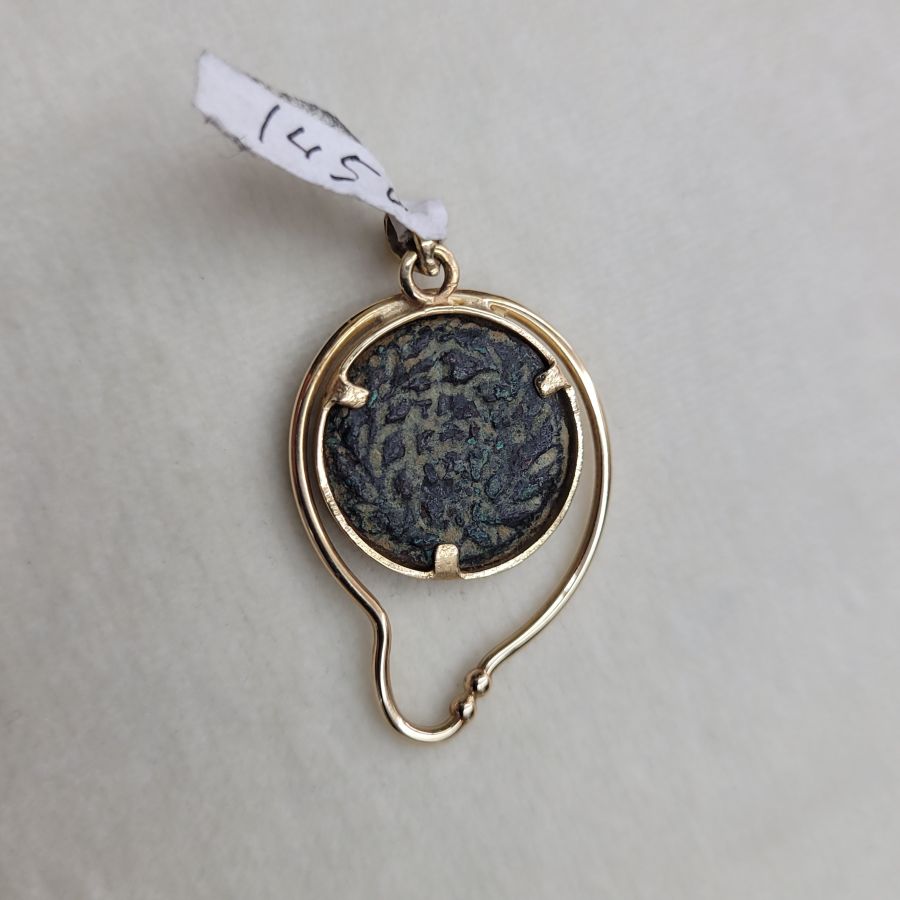 Jewish revolt coin pendant - Image 7