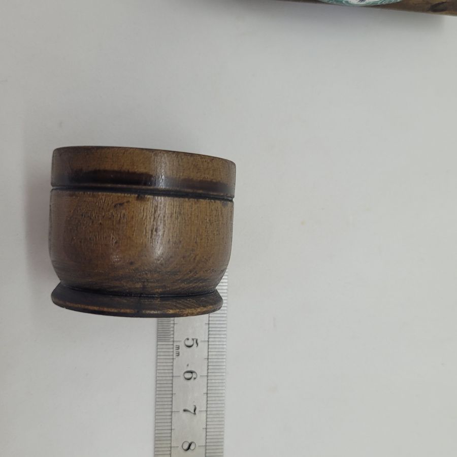 Huge Dreidel wood enameled - Image 3