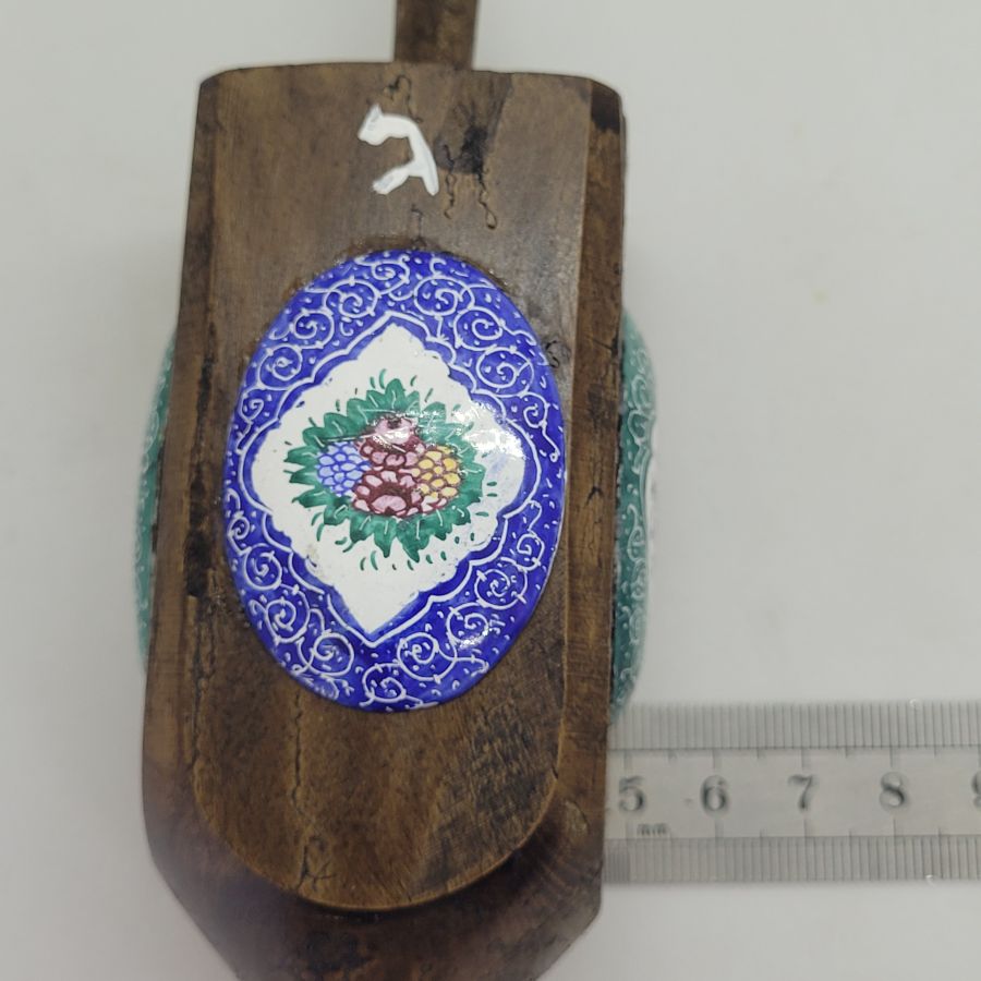 Huge Dreidel wood enameled - Image 8