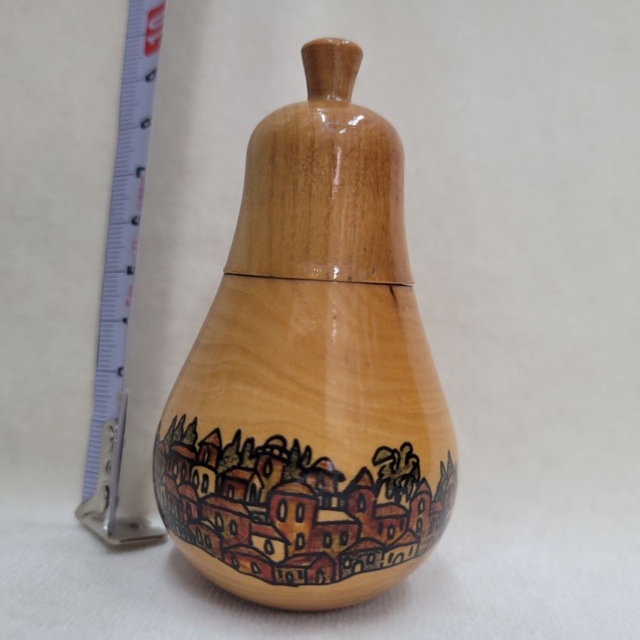 Olive wood spice box - Image 3