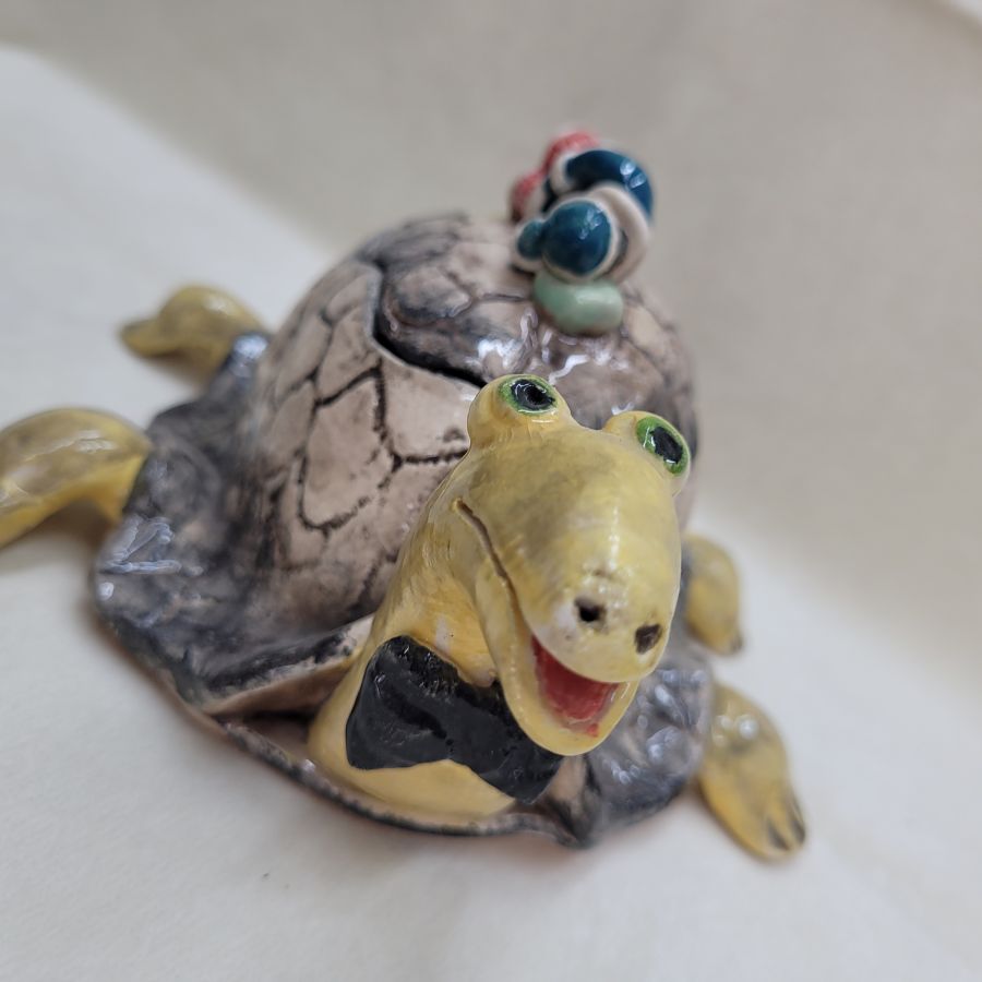 Ceramic turtle candy box* - Image 6