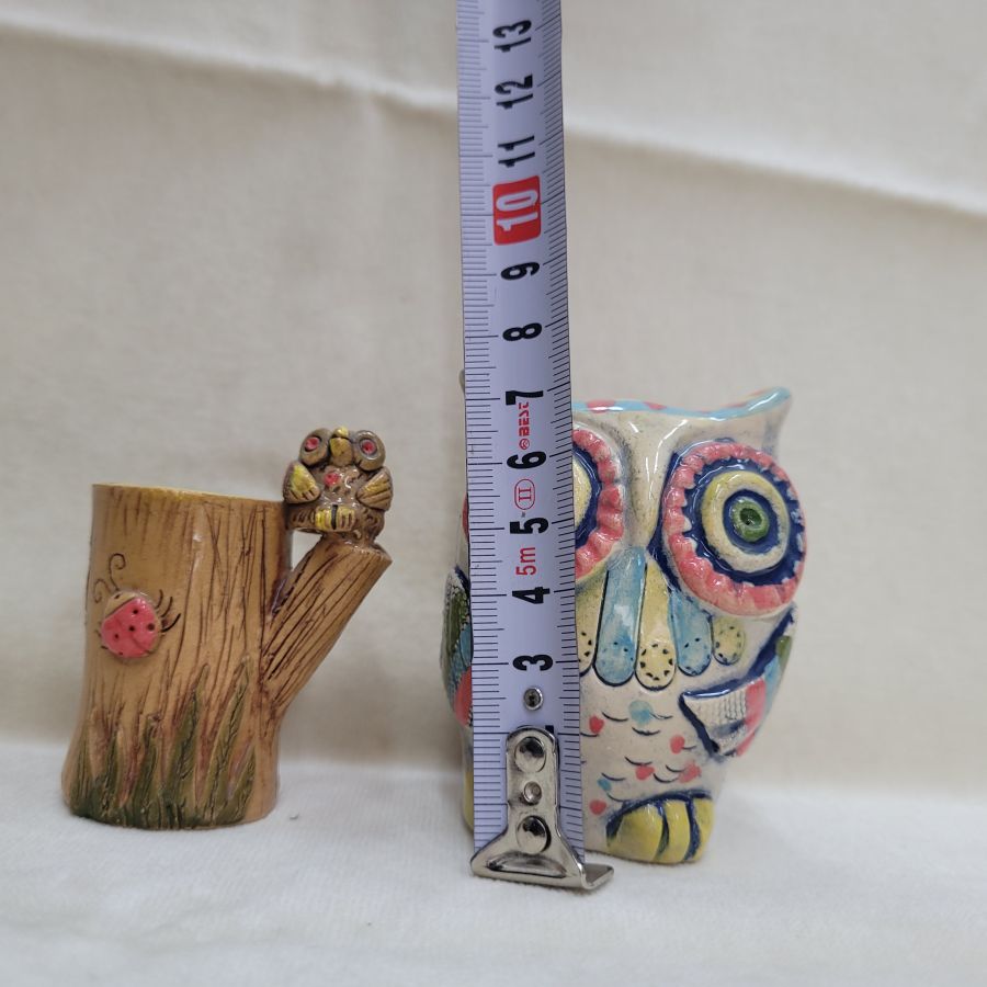 Ceramic owl pencil holders* - Image 3
