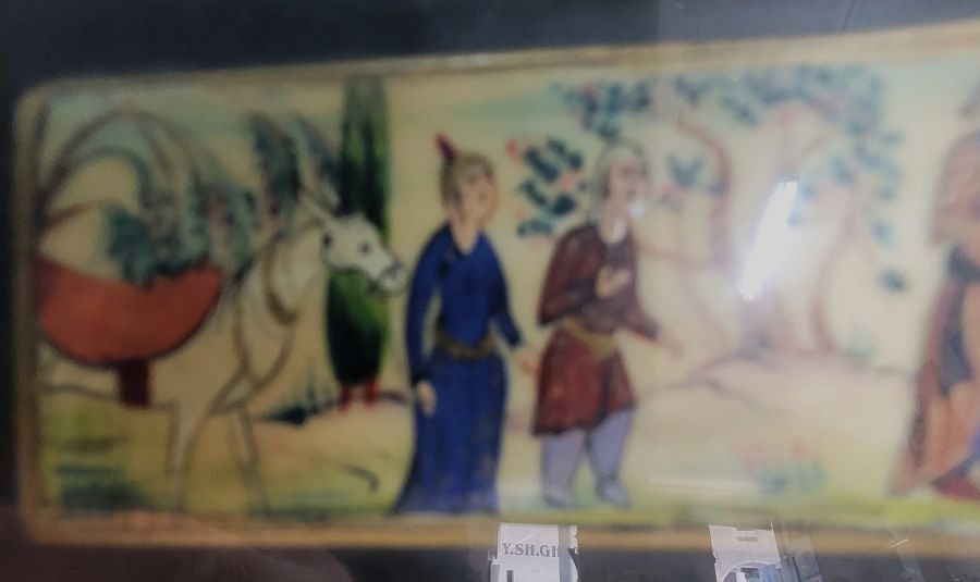 Vintage framed hand painting - Image 7