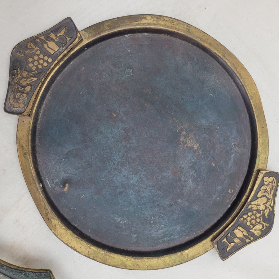 Sabbath candlesticks blue patina - Image 8