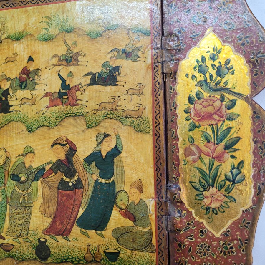 Vintage papier Mache mirror - Image 10