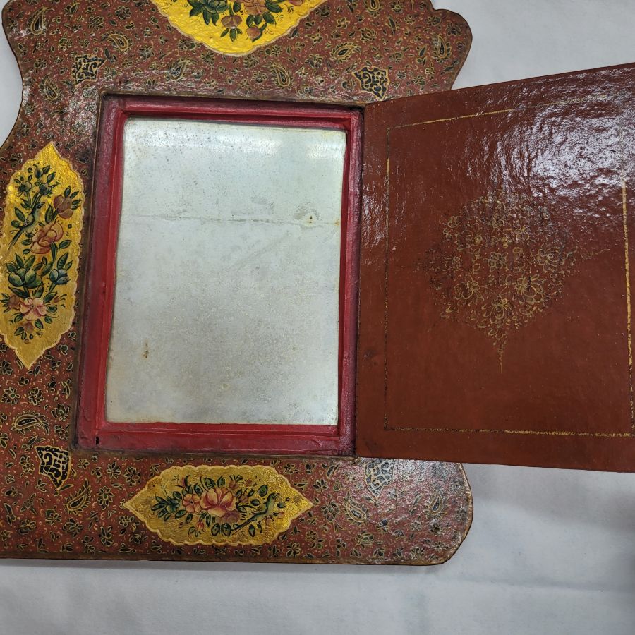 Vintage papier Mache mirror - Image 7