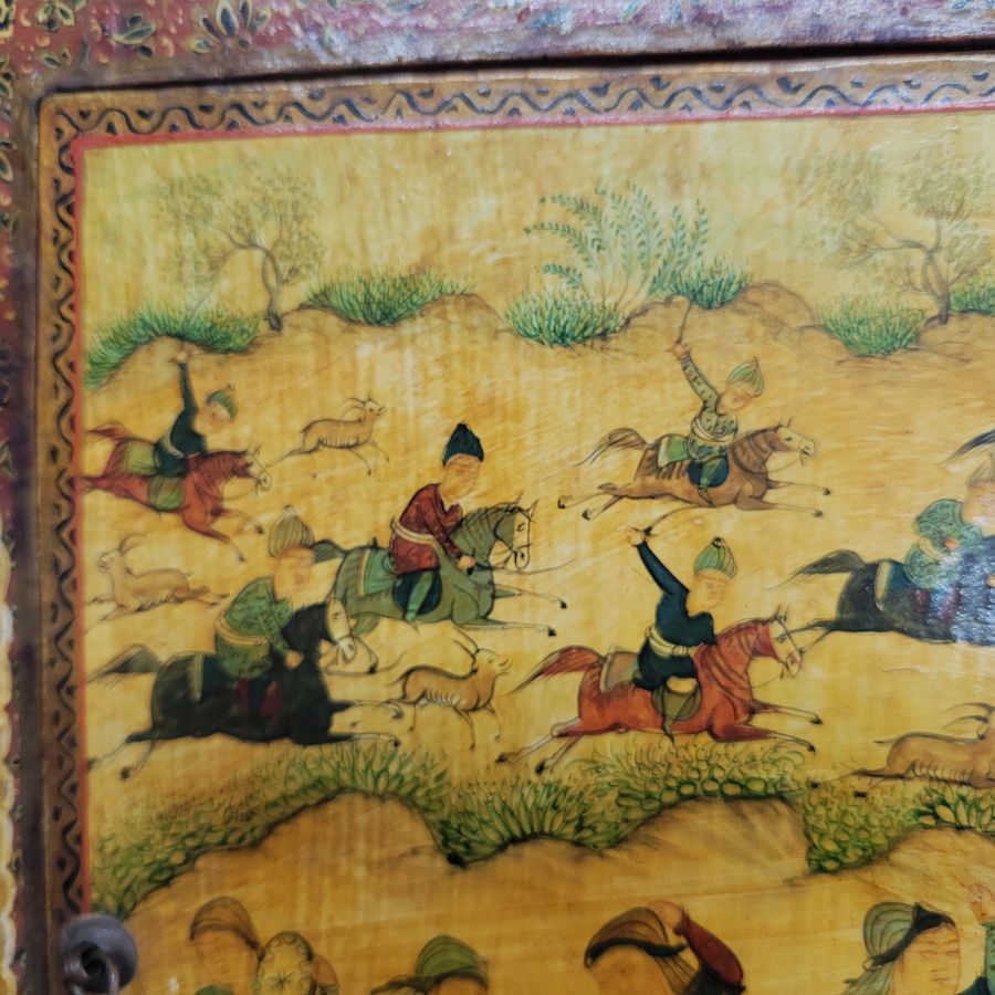 Vintage papier Mache mirror - Image 8