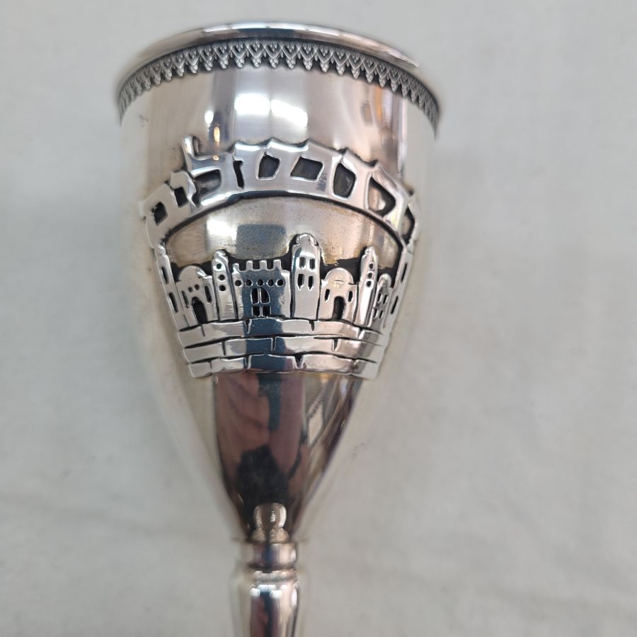 Jerusalem design Kiddush cup - Image 6