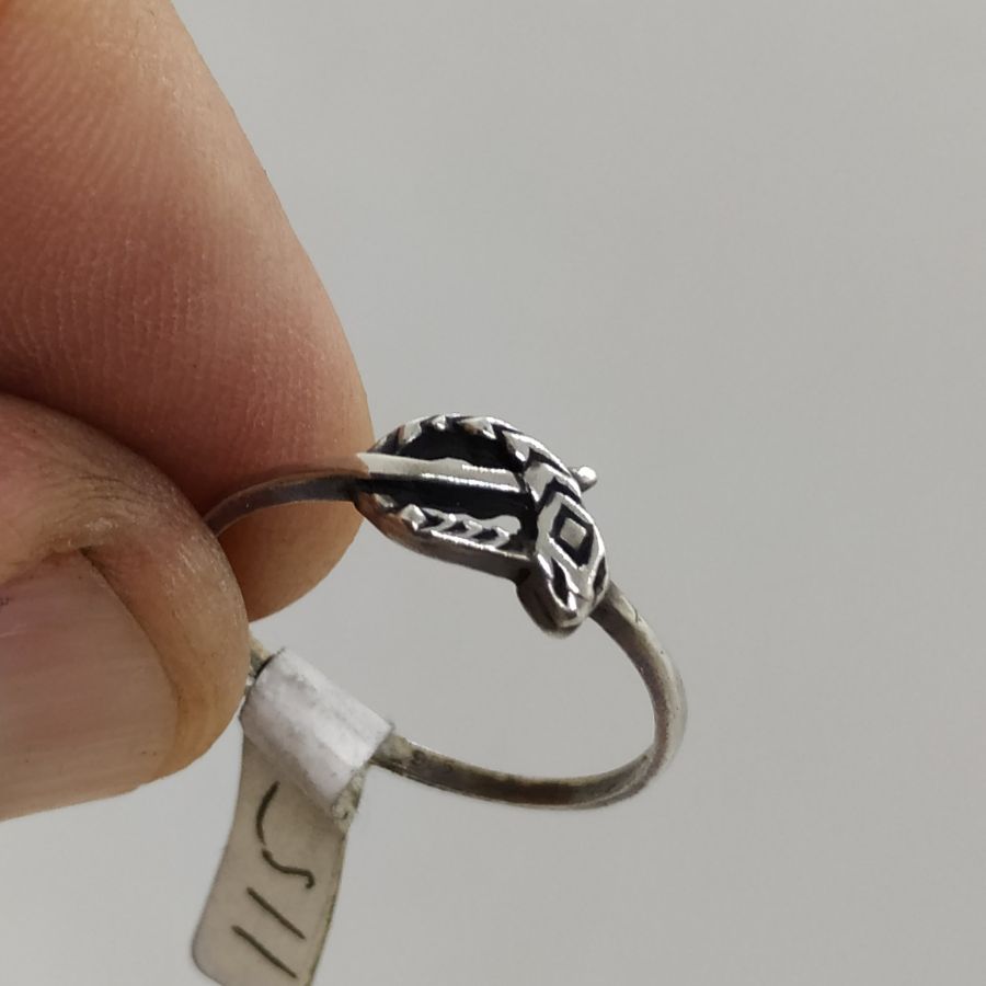 Silver ring Cobra snake ring - Image 3