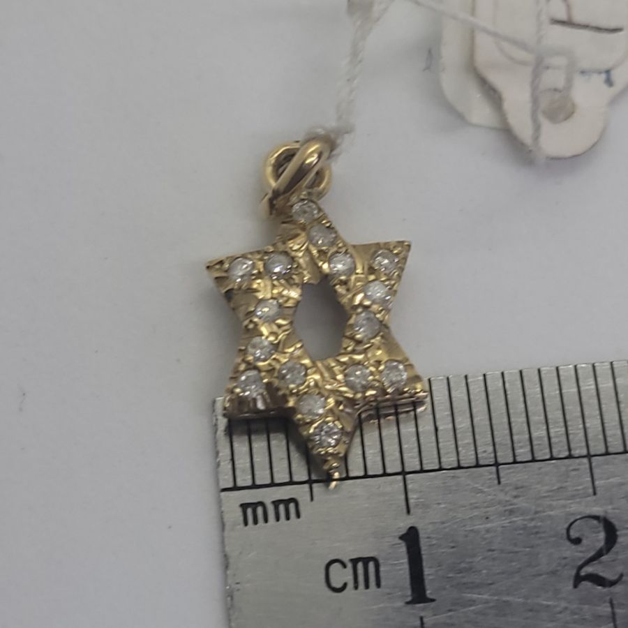 Elongated Magen David pendant - Image 5