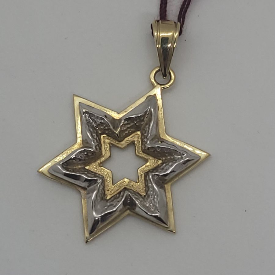 Heavy solid MagenDavid pendant - Image 6