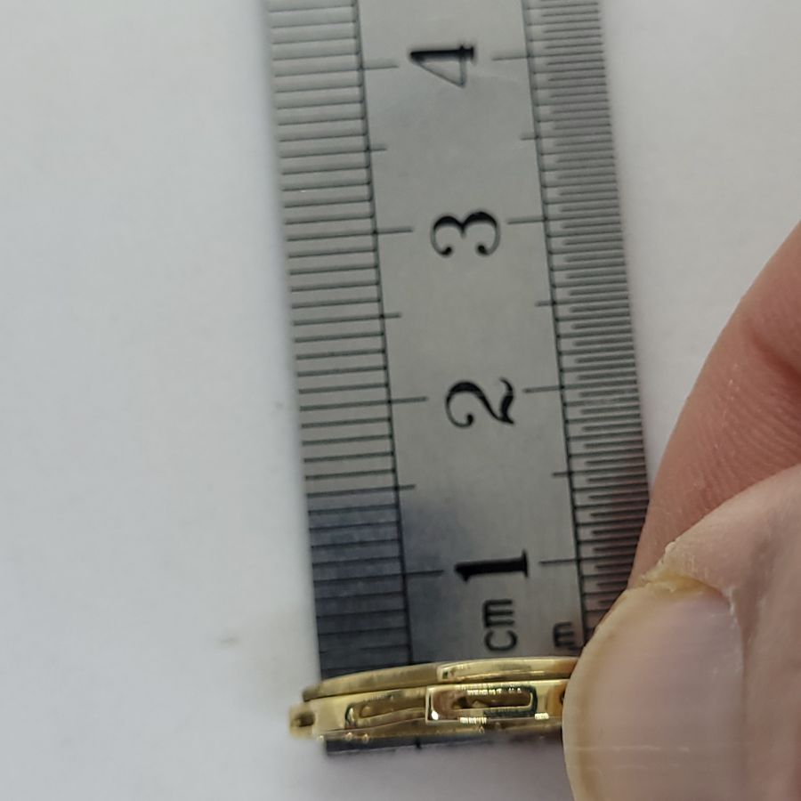 Hamsa pendant yellow gold - Image 5